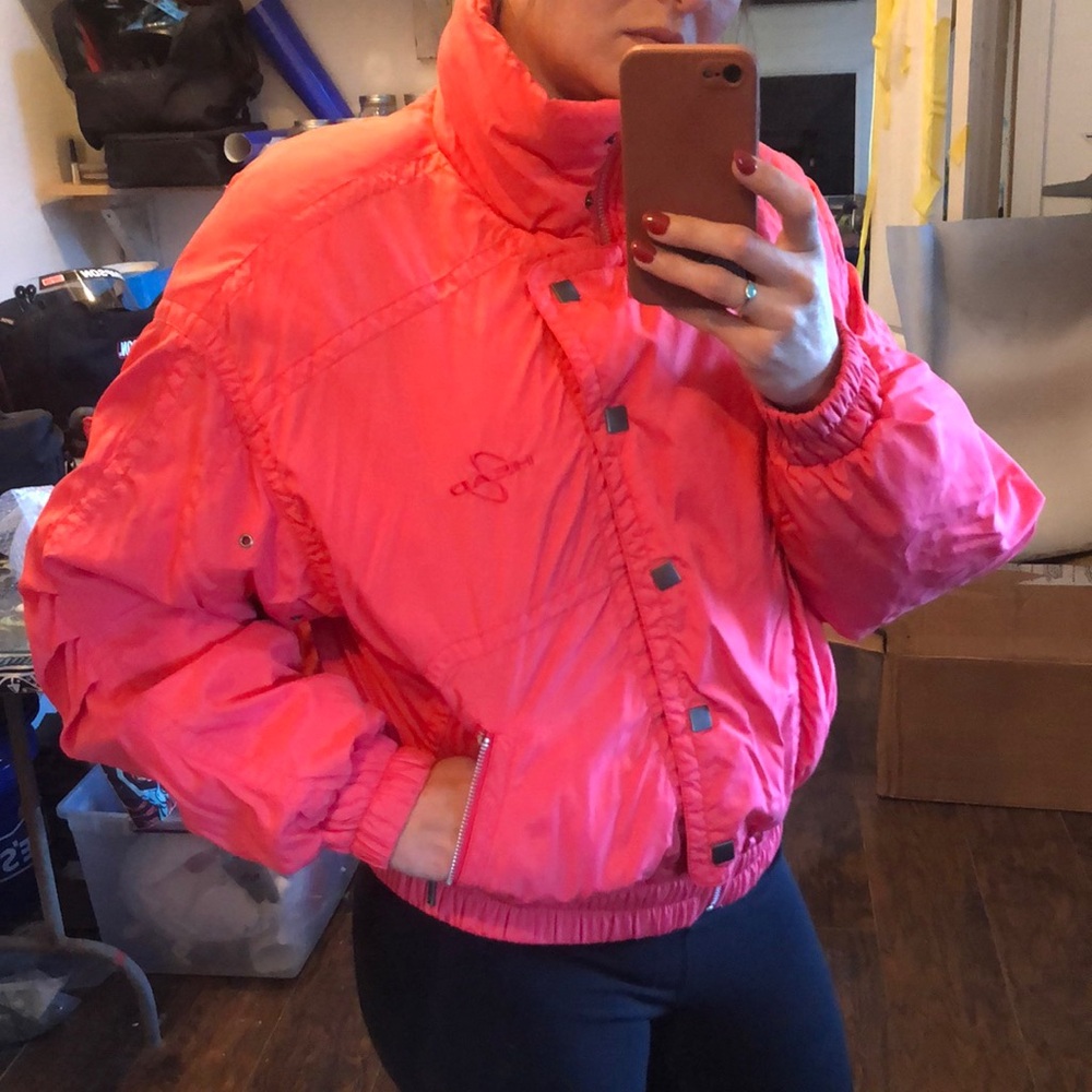 Vintage Head Women's Ski Pink Puffer Jacket